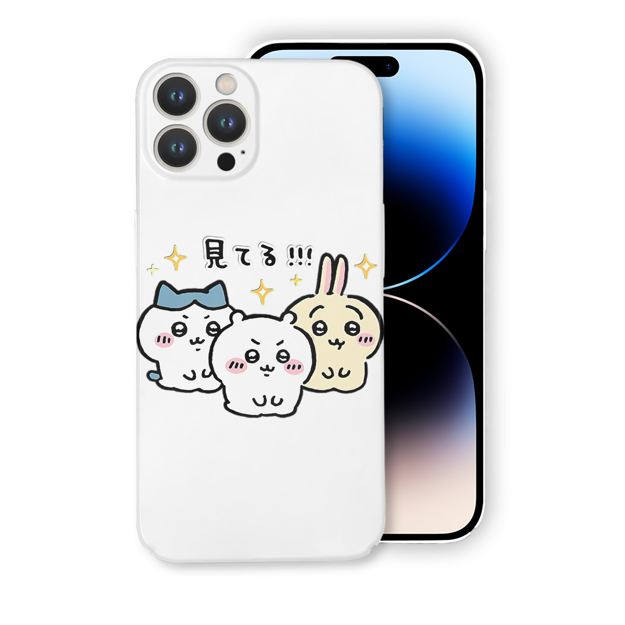 （画像用） ちいかわ ハチワレ Chii-kawa hachiware 【iPhone 14シリーズ対応】ハードケース
